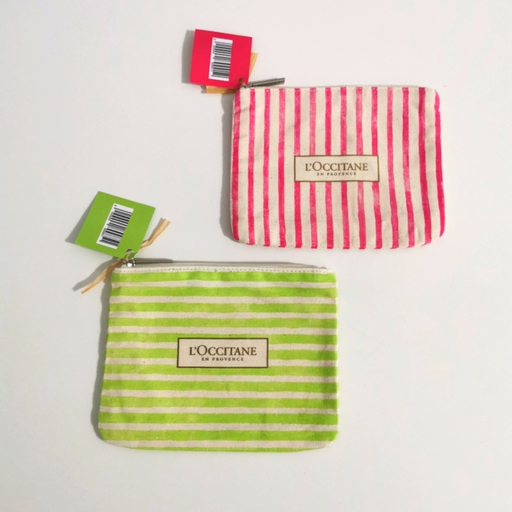 NWT L'OCCITANE EN PROVENCE Cosmetic Bags